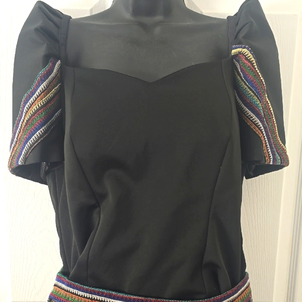 Filipiniana Blouse and maxi skirt